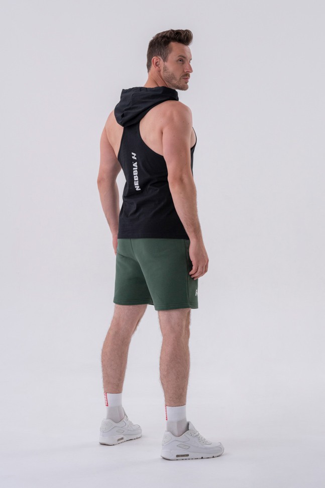 Шорты Nebbia Relaxed-fit Shorts with Side Pockets 319 D.green