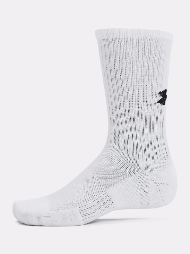 Носки (3 пары) Under Armour Unisex UA TC 3pk Crew 1386311-100
