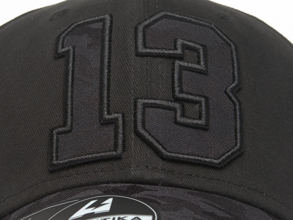 Бейсболка ATRIBUTIKA & CLUB №13, черн. 20825