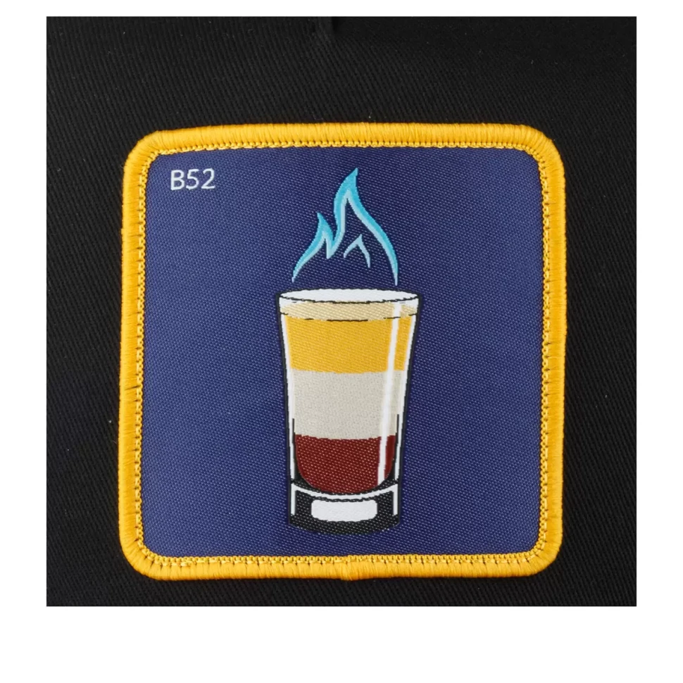 Бейсболка CAPSLAB CL/0/1/CAS2/B51 Cocktails B52 (черный / желтый) 88-459-84-00