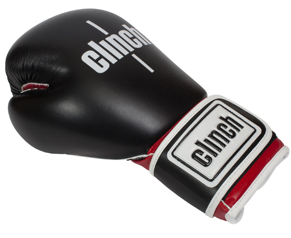 Перчатки боксерские Clinch Fight C133черно-красные