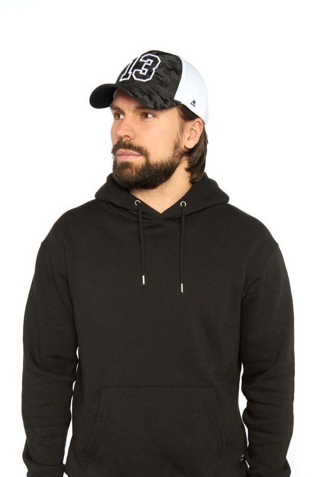 Бейсболка ATRIBUTIKA&CLUB №13, черн.-бел. 207346