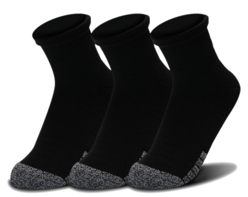 Носки Under Armour UA HEATGEAR QUARTER 3PK 1353262-001