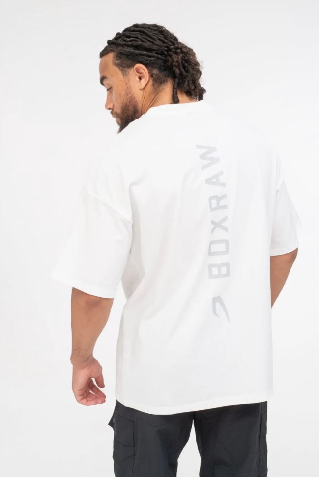 Футболка Boxraw Lineal Oversized BXRW-U-LINOT White