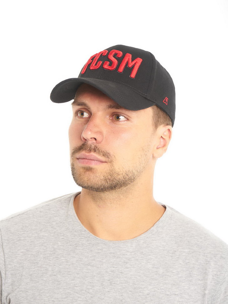 Бейсболка ATRIBUTIKA & CLUB ФК Спартак, черн.-красн. 120286