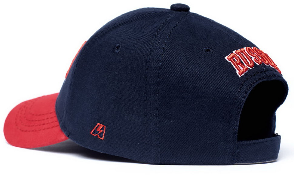 Бейсболка ATRIBUTIKA & CLUB Россия, син.-красн. 10161