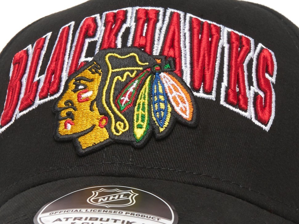 Бейсболка ATRIBUTIKA&CLUB Chicago Blackhawks, черн. 31157
