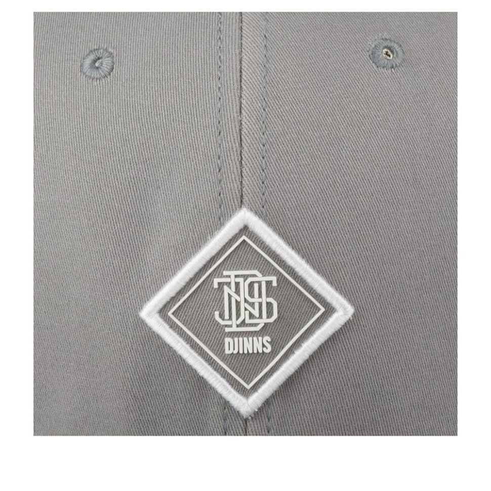 Бейсболка DJINNS 6P TrueFit 2.0 Cap Brushed Twill (серый) 50-180-08-00