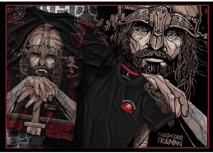 Футболка Hardcore Training Viking Black Edition hctshirt0249