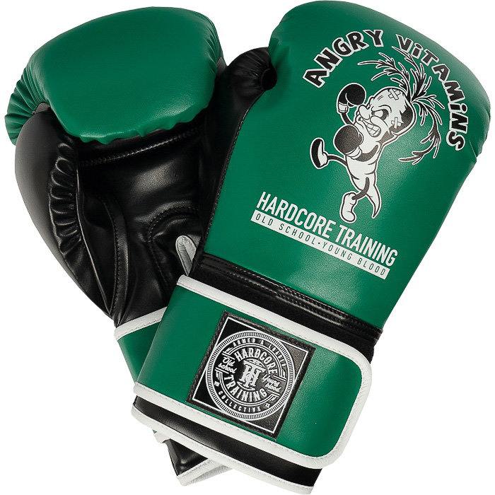 Боксерские перчатки Hardcore Training Angry Vitamins PU hctboxglove06
