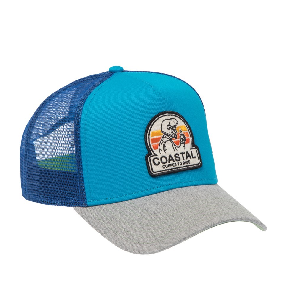 Бейсболка COASTAL HFT Coffee To Ride (голубой светло-серый) 50-245-26-00