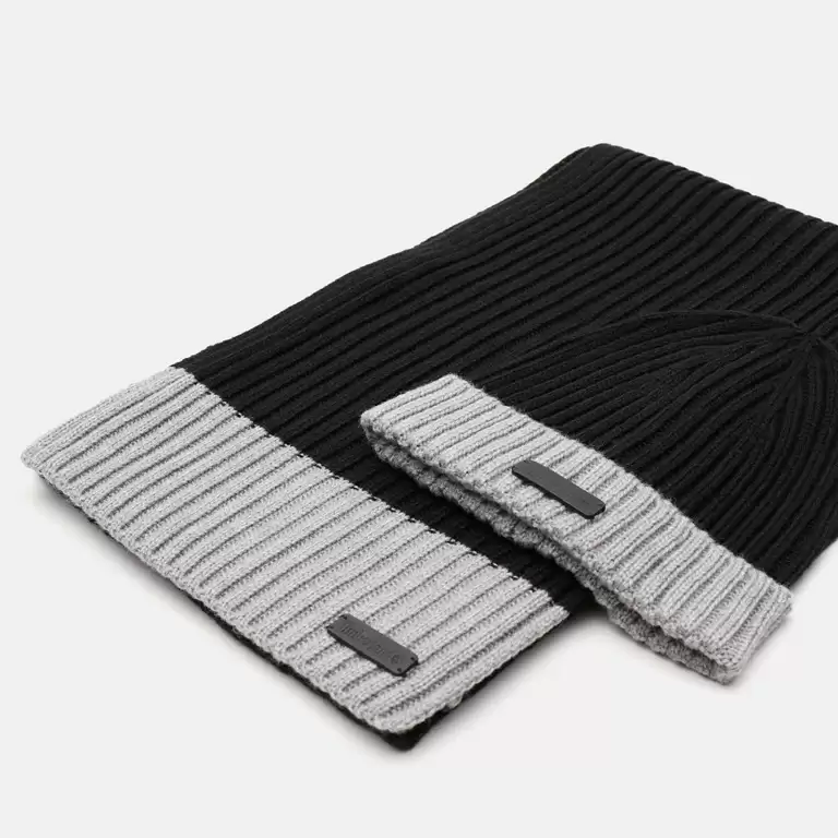 Комплект: шапка,  шарф Timberland TBLA1ET4/001