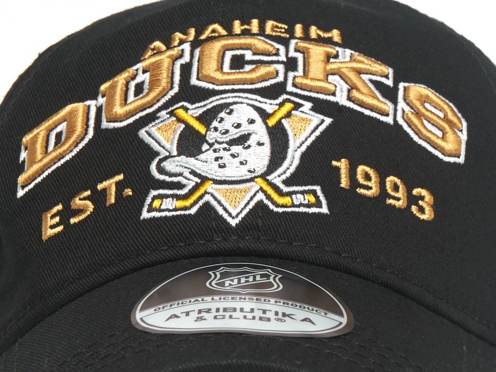 Бейсболка ATRIBUTIKA & CLUB Anaheim Ducks, черн. 31219