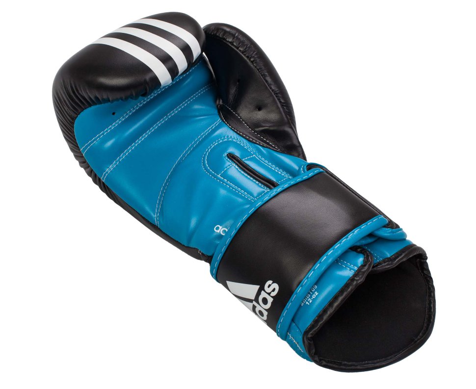 Перчатки боксерские Power Protection черно-синие adiBT09