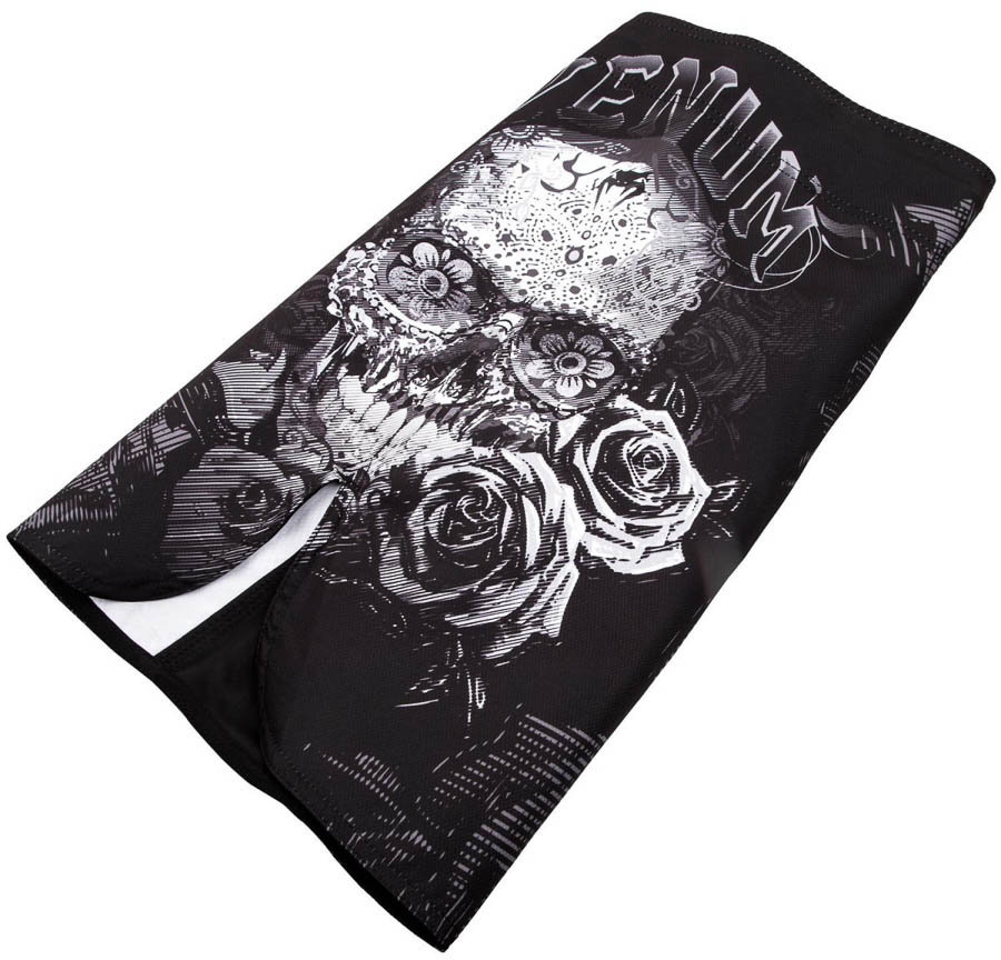 Шорты ММА Venum Santa Muerte 3.0 Black/White 01221