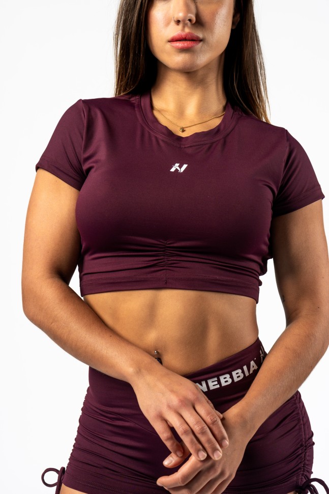 Топ Nebbia Open-back Cropped Top STRONG BEAUTY 430 Red