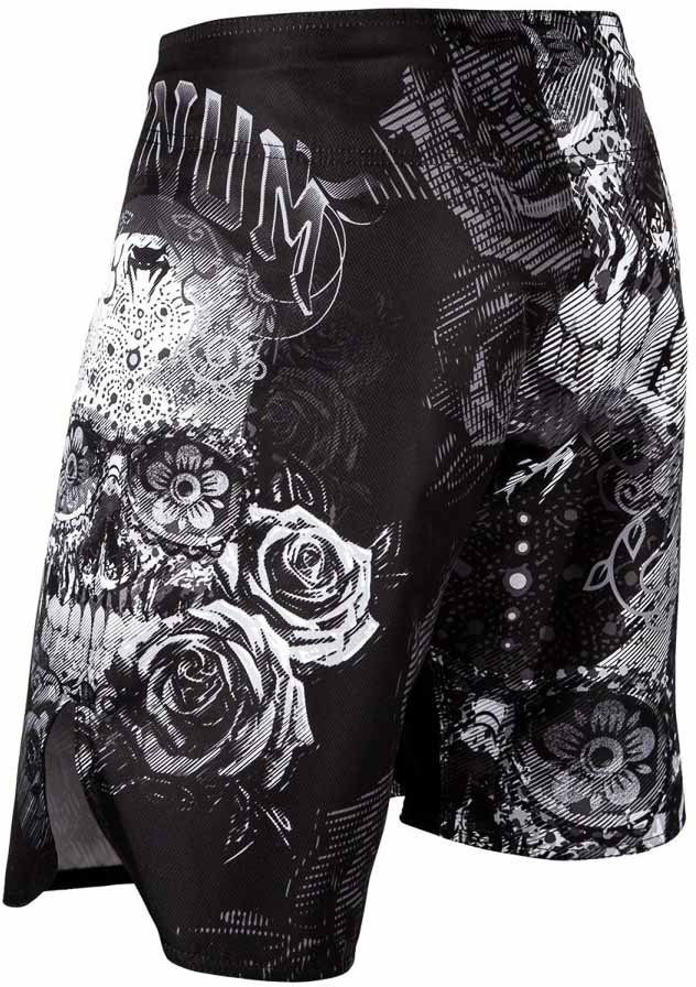 Шорты ММА Venum Santa Muerte 3.0 Black/White 01221