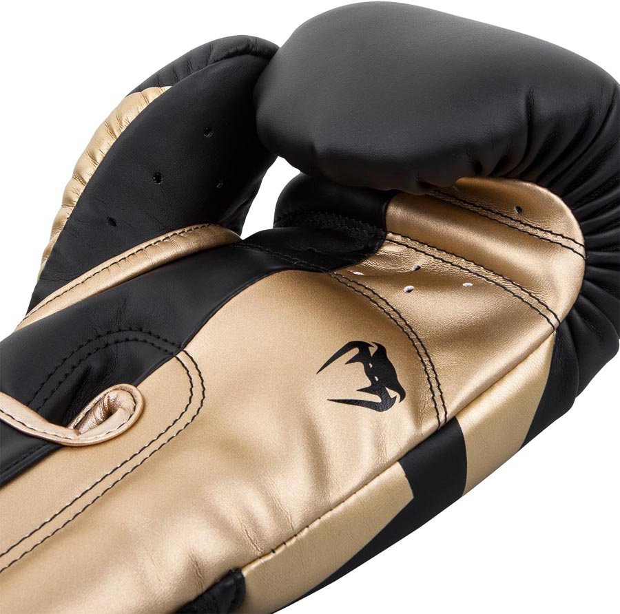 Перчатки боксерские Venum Elite Black/Gold 01341