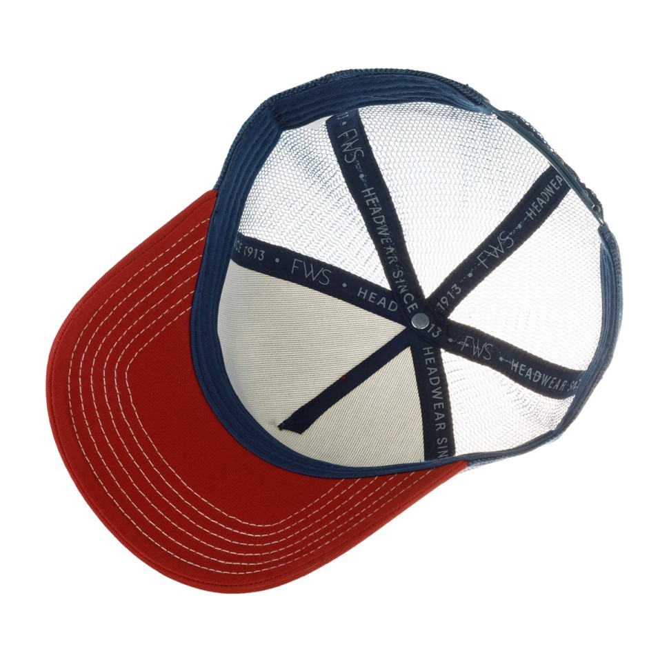 Бейсболка FWS 7761176 TRUCKER CAP BOXING BARN (красный белый) 72-106-74-00
