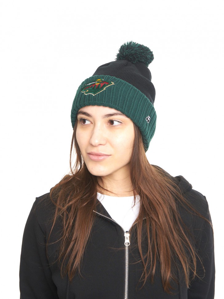 Шапка ATRIBUTIKA & CLUB Minnesota Wild, черн.-зелен. 59295