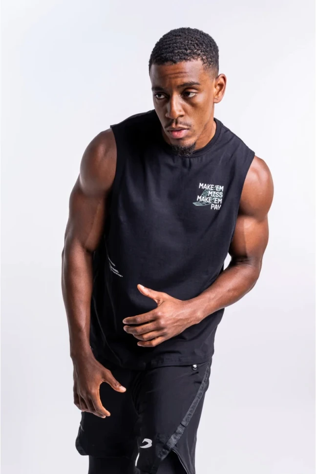 Майка Boxraw Make 'Em Miss BXRW-MEMMT-Black