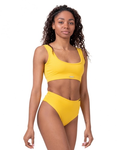 Топ Nebbia Miami sporty bikini - bralette 554 yellow