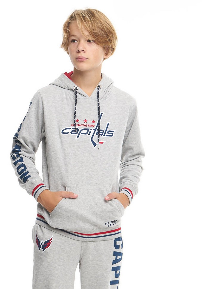 Толстовка ATRIBUTIKA & CLUB детская Washington Capitals, сер. 366760