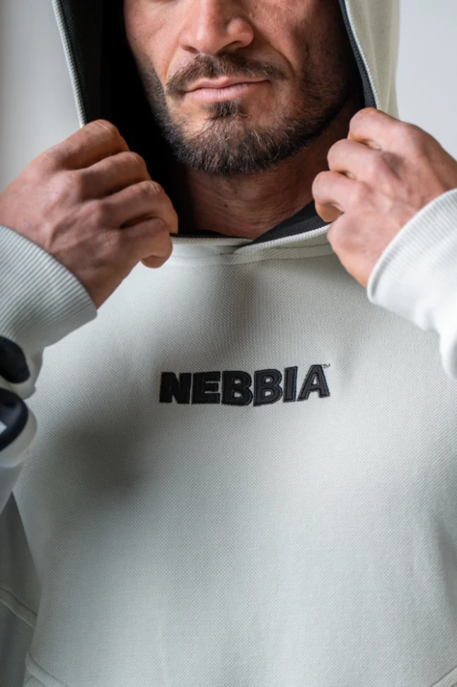 Толстовка Nebbia Training Hoodie HERO 300 Light Gray