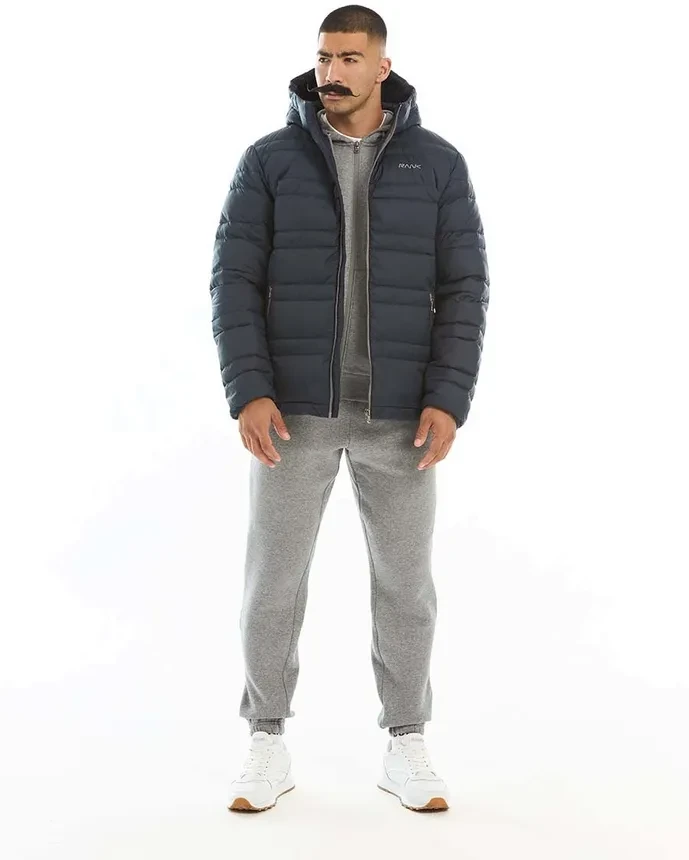 Пуховик RANK Man, PROOF-TEX Down Hooded Jacket, Navy 1004001-408