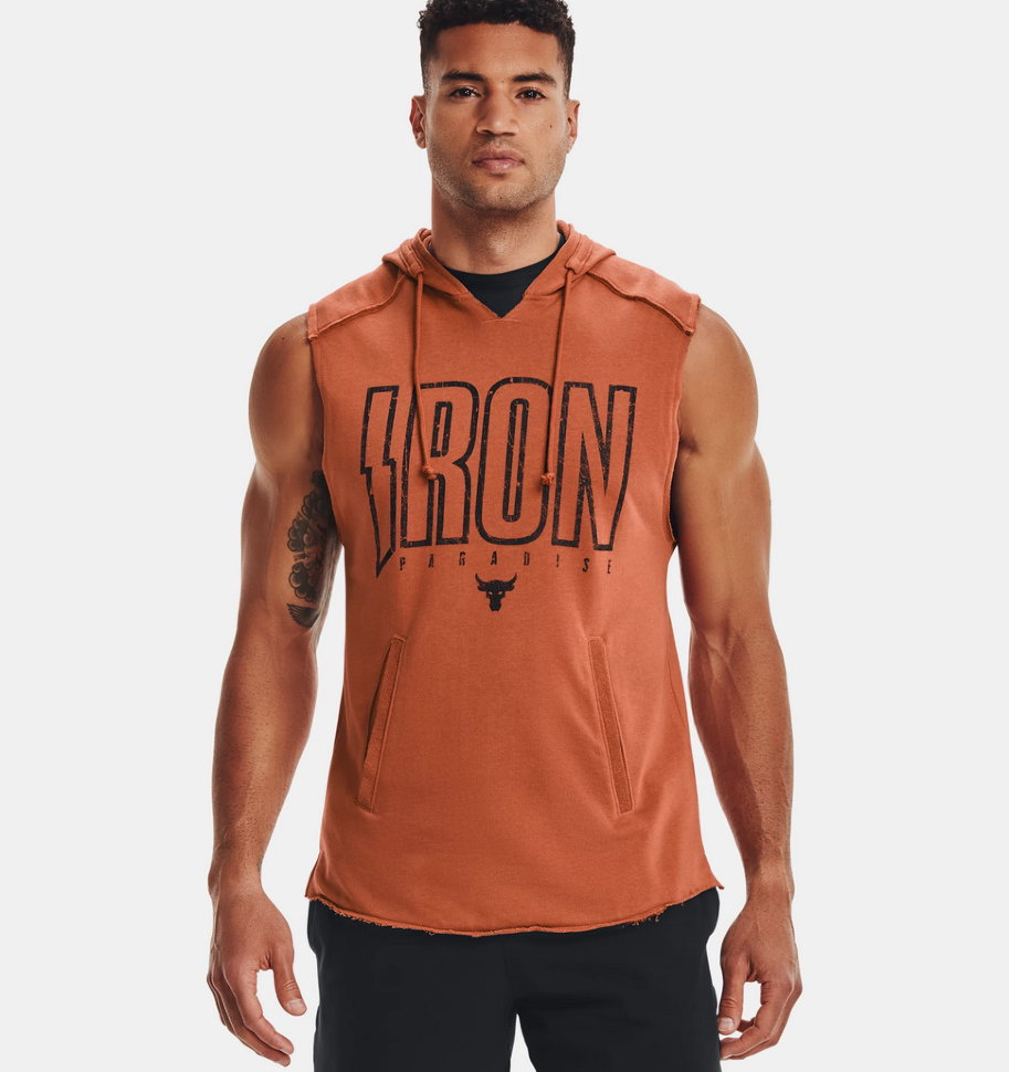 Майка с капюшоном Under Armour UA Pjt Rock Terry Iron SL HD 1361744-843