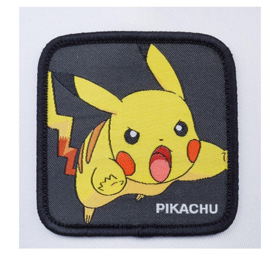 Бейсболка CAPSLAB Junior Pokemon Pikachu CL/PKM2/3/PIK5 (бел-чер) 88-226-48-00