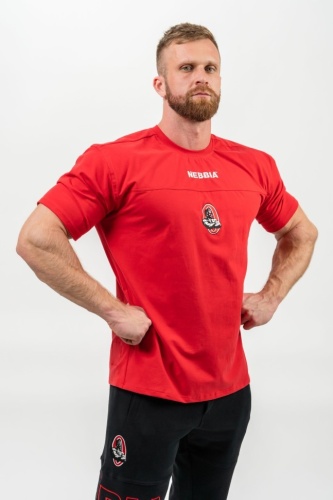 Футболка Nebbia Loose T-shirt LEGENDARY 712 Red