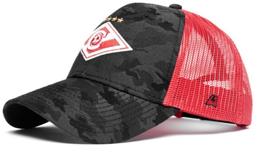 Бейсболка ATRIBUTIKA & CLUB ФК Спартак, черн.-красн. 120264