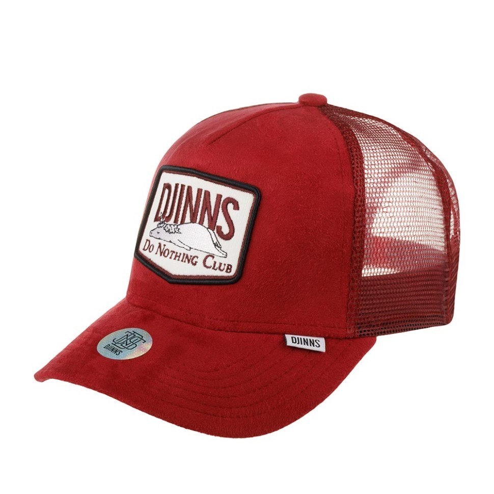 Бейсболка DJINNS арт. HFT Cap DNC 3.0 Hairy Suede (рыжий) (ONE) 50-184-13-00