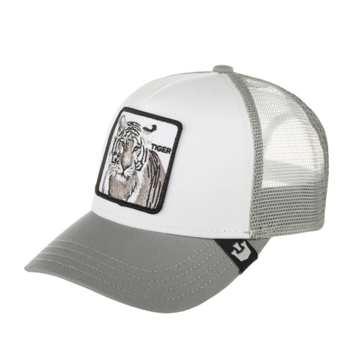 Бейсболка GOORIN BROTHERS Animal Farm Tiger 101-0392 (белый серый) (ONE) 91-652-50-00