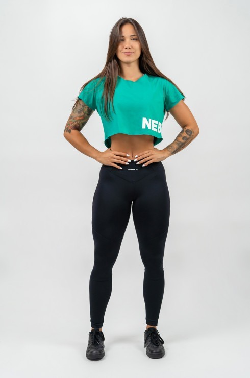 Футболка Nebbia Oversized Crop Top POWERHOUSE 279 Green