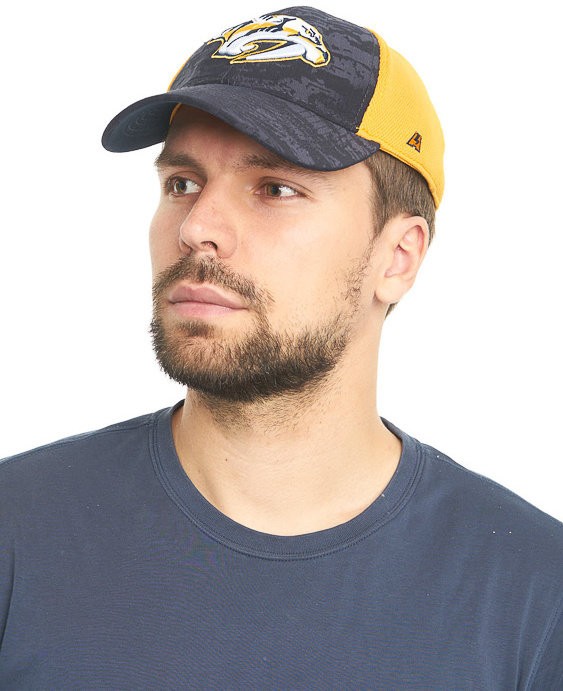 Бейсболка ATRIBUTIKA & CLUB Nashville Predators, желто-синий 31059