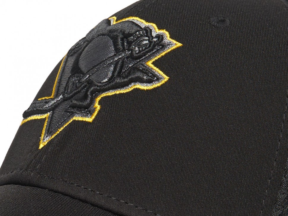 Бейсболка ATRIBUTIKA & CLUB Pittsburgh Penguins, черн.-желт. 31370