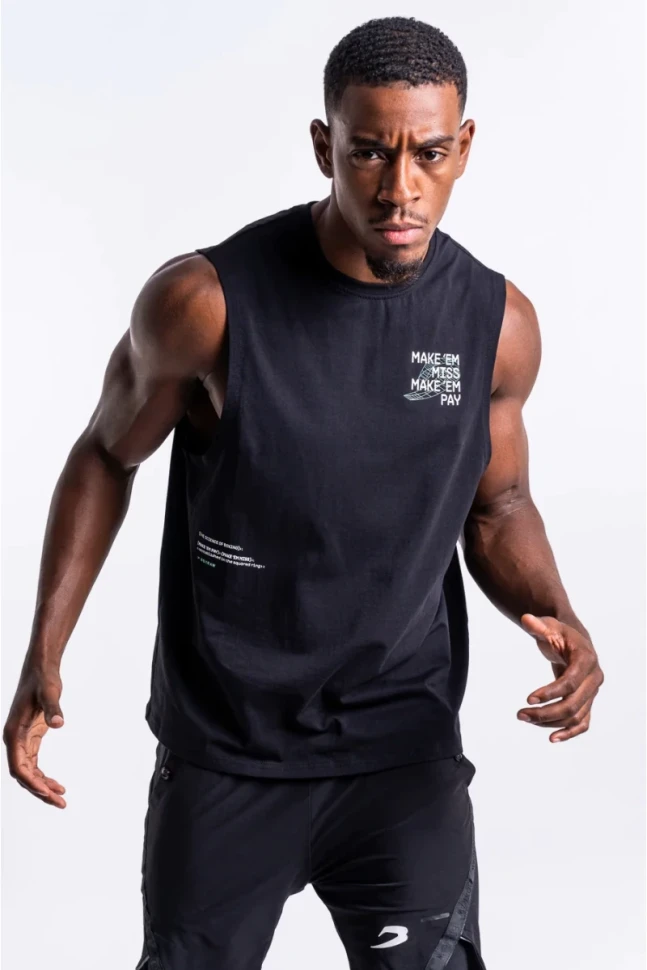 Майка Boxraw Make 'Em Miss BXRW-MEMMT-Black