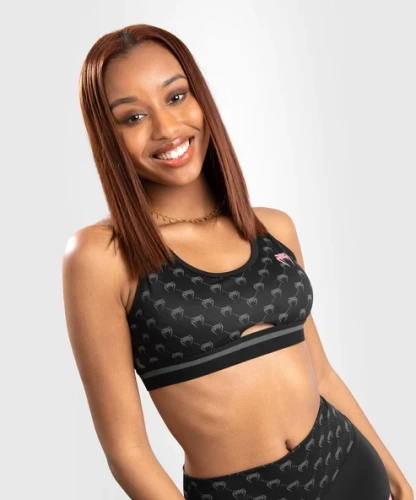 Бра Venum Monogram Sports Bra - Black/Pink Gold Ven04583-537