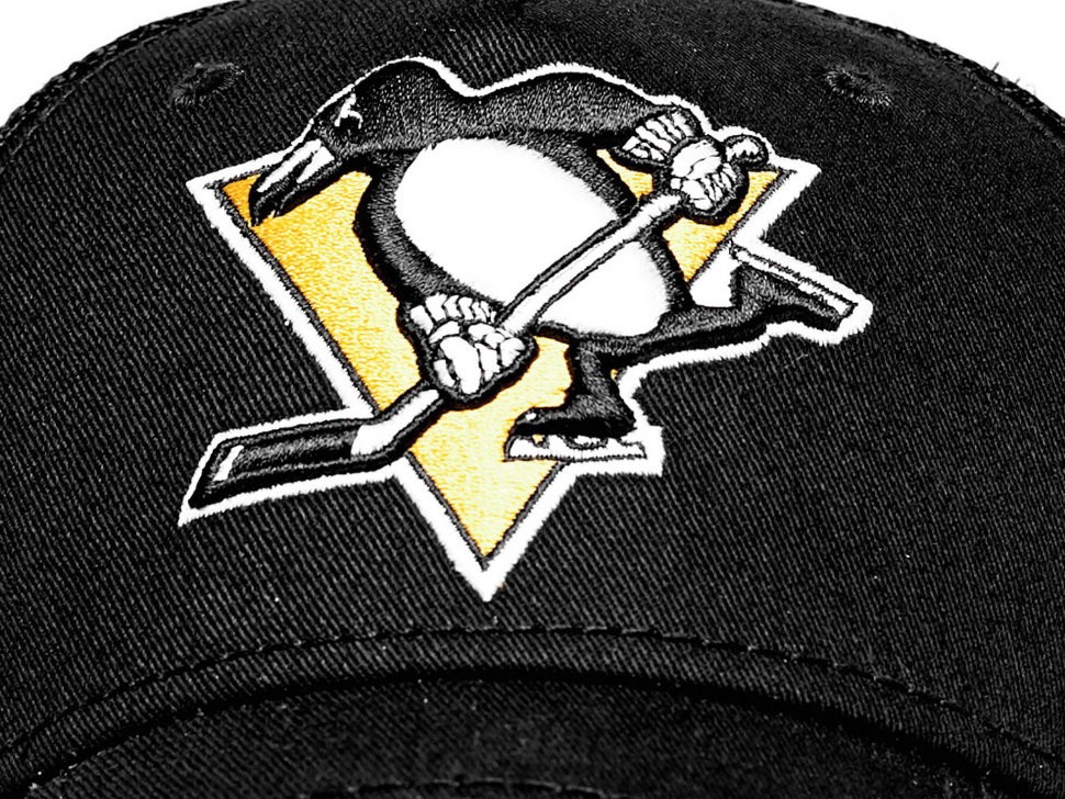 Бейсболка ATRIBUTIKA & CLUB Pittsburgh Penguins, черн. 28115