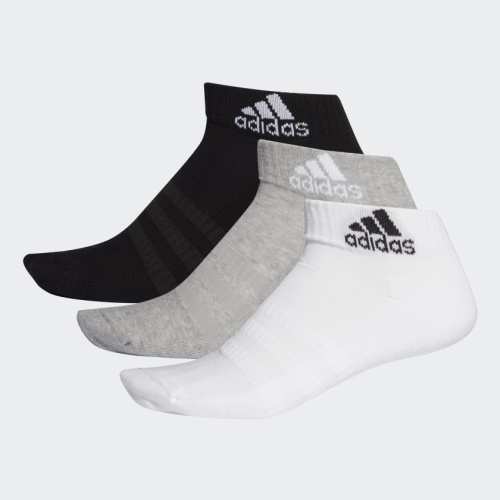 Носки Adidas (3 пары) CUSH ANK 3PP MGREYH/WHITE/BLACK DZ9364