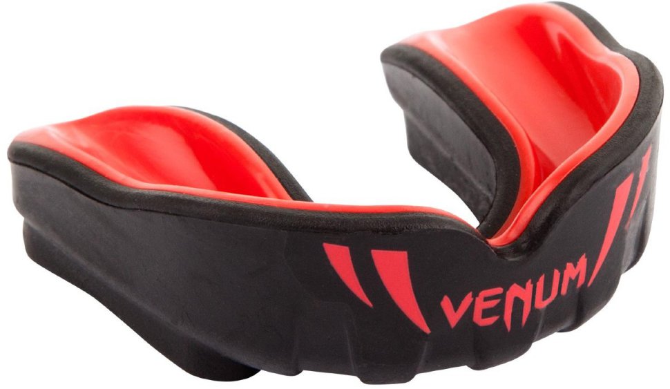 Капа боксерская детская Venum Challenger Black/Red 01255