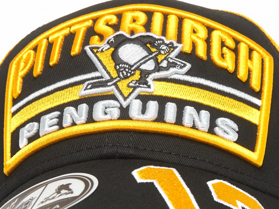Бейсболка ATRIBUTIKA & CLUB Pittsburgh Penguins №13, черн.-желт. 31574