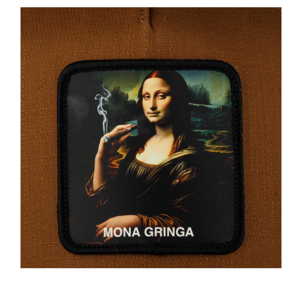 Бейсболка CAPSLAB Premium Mona Gringa CL/ART/1/PCT/MONA (кор-чер) 88-554-14-00