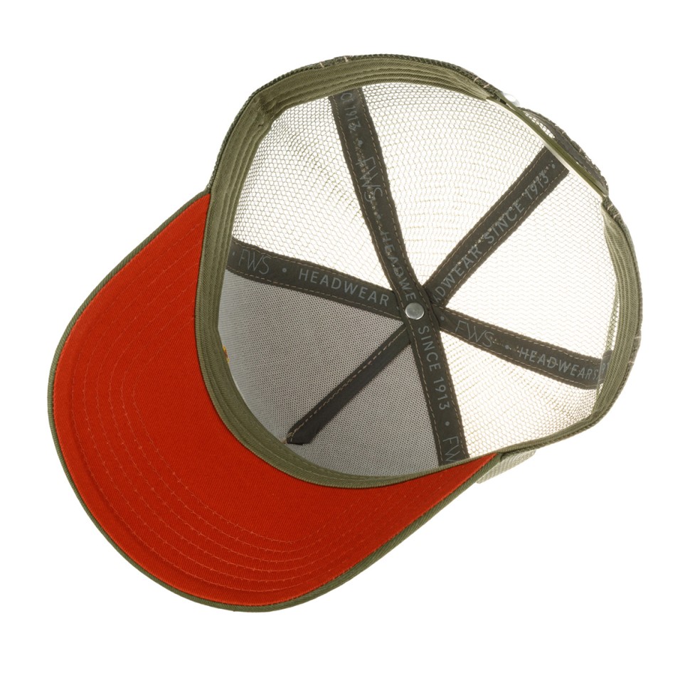 Бейсболка FWS 7761170 TRUCKER CAP GREASER JOES (оливковый бежевый) 72-102-73-00