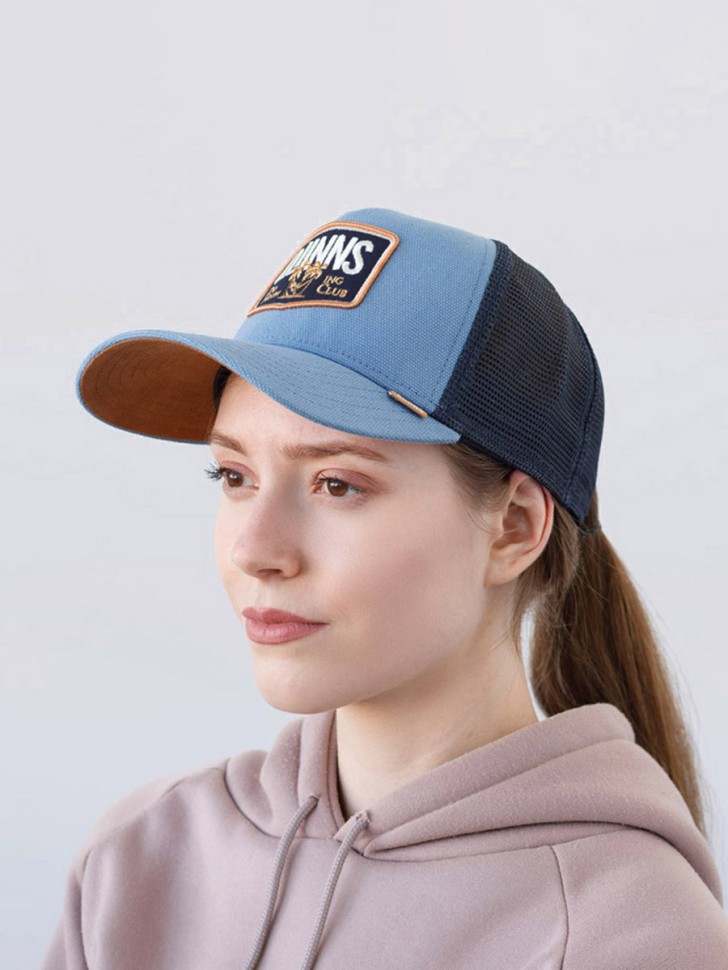 Бейсболка DJINNS арт. HFT Cap Nothing Club (голубой) 50-013-19-00