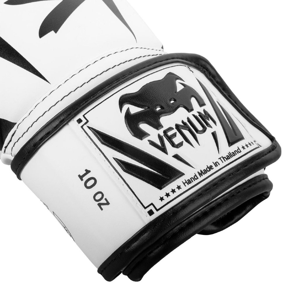 Перчатки боксерские Venum Elite White/Black 00327