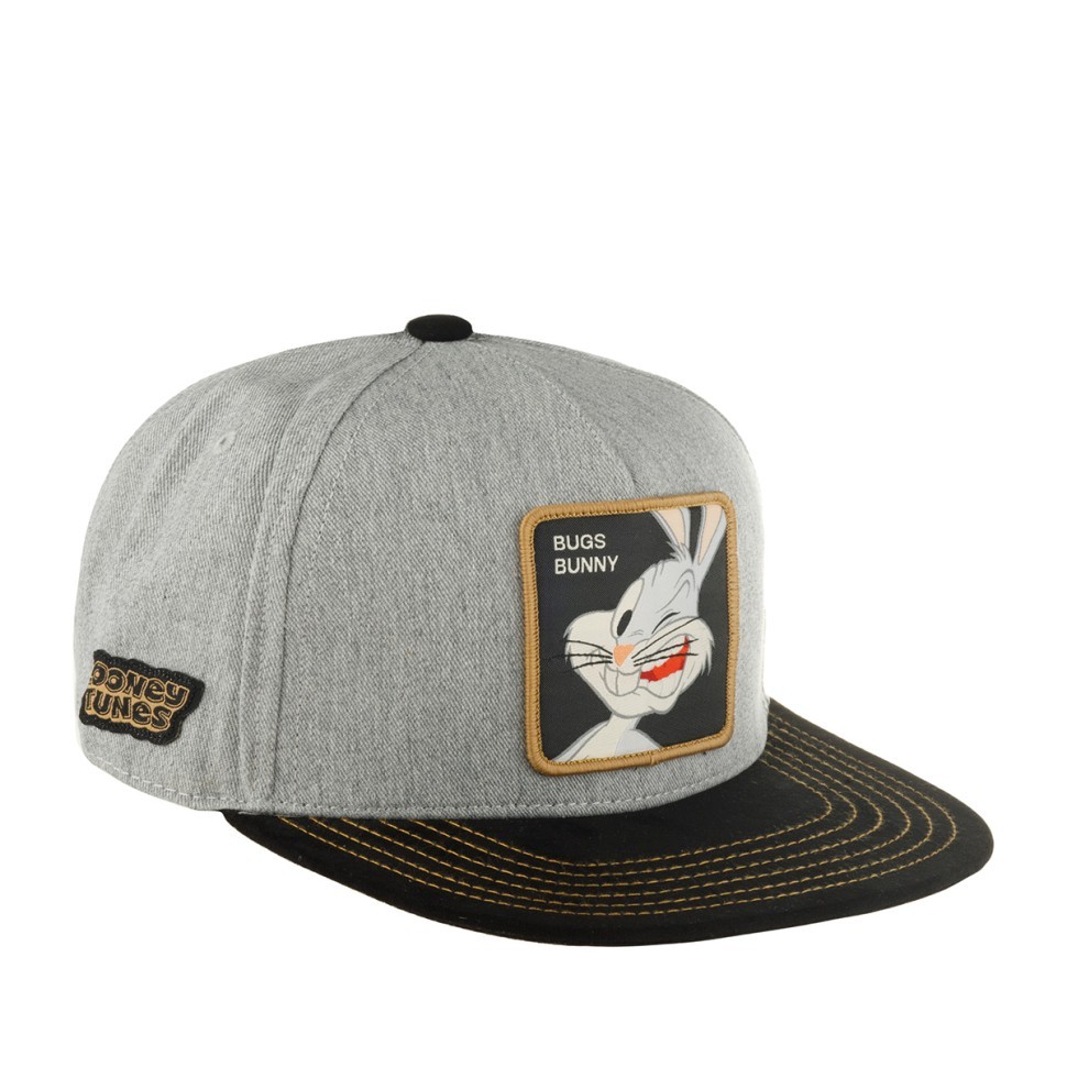 Бейсболка CAPSLAB Looney Tunes Bugs Bunny CL/LOO10/1/CF/BUG (сер-чер) 88-576-10-00