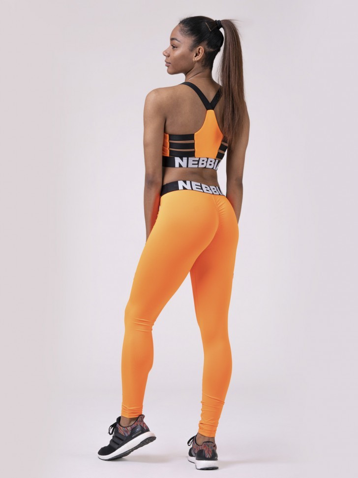 Лосины NEBBIA Squad Hero Scrunch Butt leggings 528 ORANGE